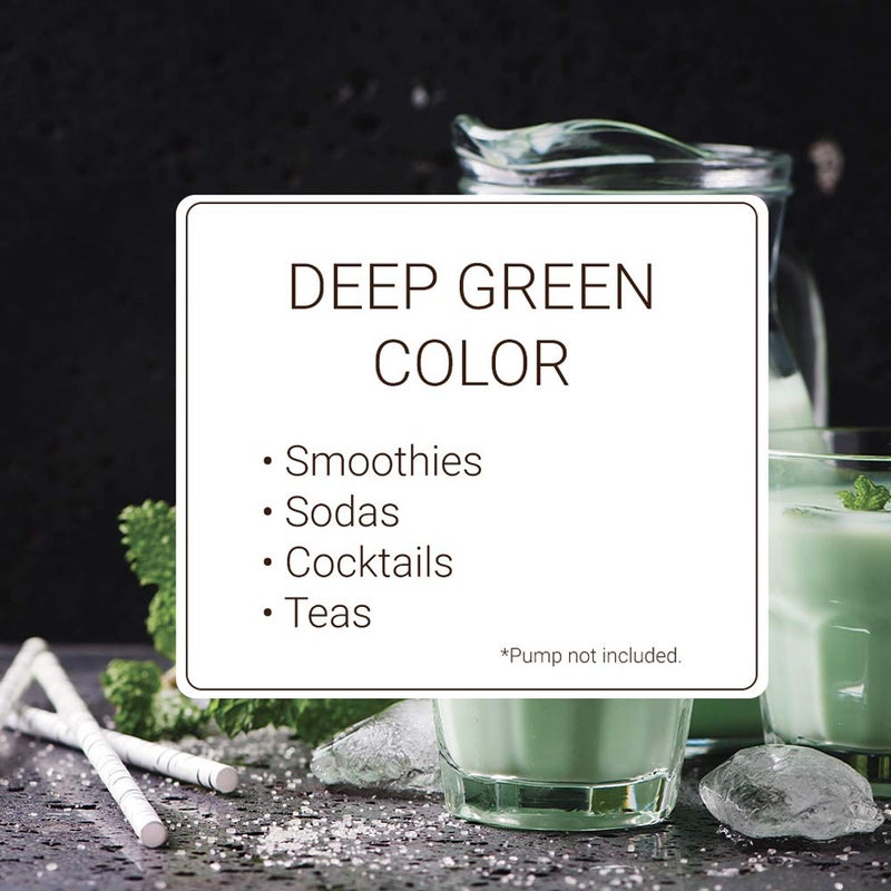 Monin - Green Mint Syrup, Bold Peppermint Coolness, Natural Flavors, Great for Smoothies, Sodas, Cocktails, and Teas, Non-GMO, Gluten-Free (750 ml) - Image 4